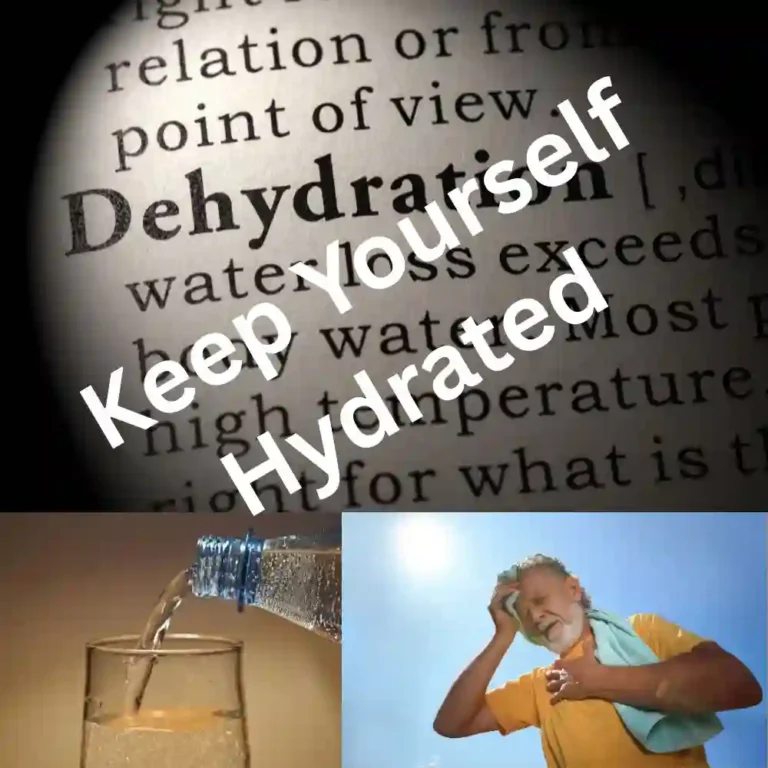 Signs you may be dehydrated: