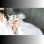 Dizziness after waking up: Morning routine showing hydration and slow movement to reduce dizziness after waking up